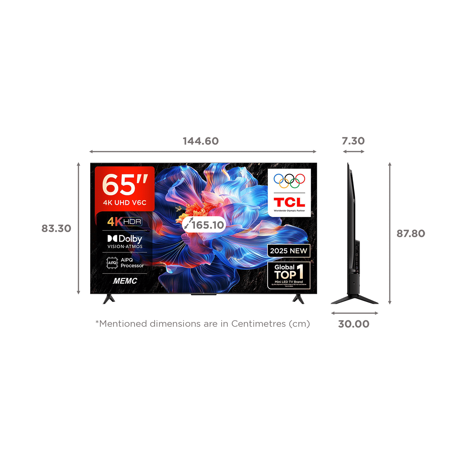 Buy TCL V6C 165 cm (65 inch) 4K Ultra HD LED Smart Google TV with